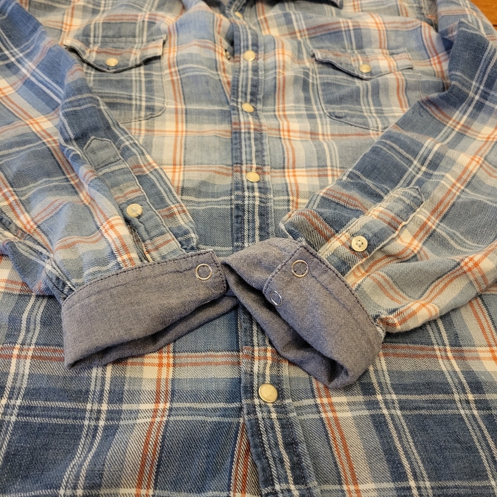 Vintage Lucky Brand Snap-up Flannel